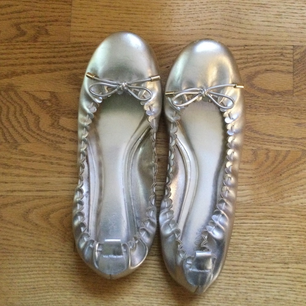 Merona gold toned flats.